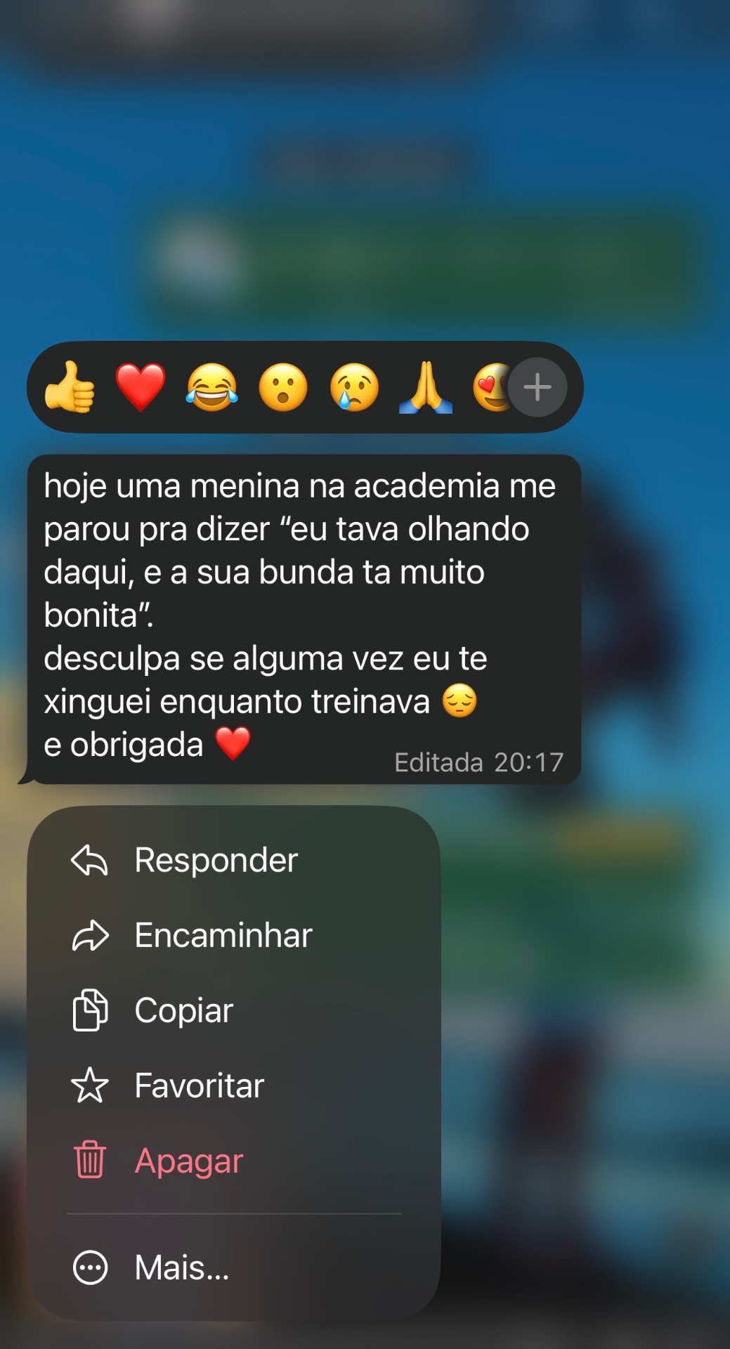 Depoimento de aluna